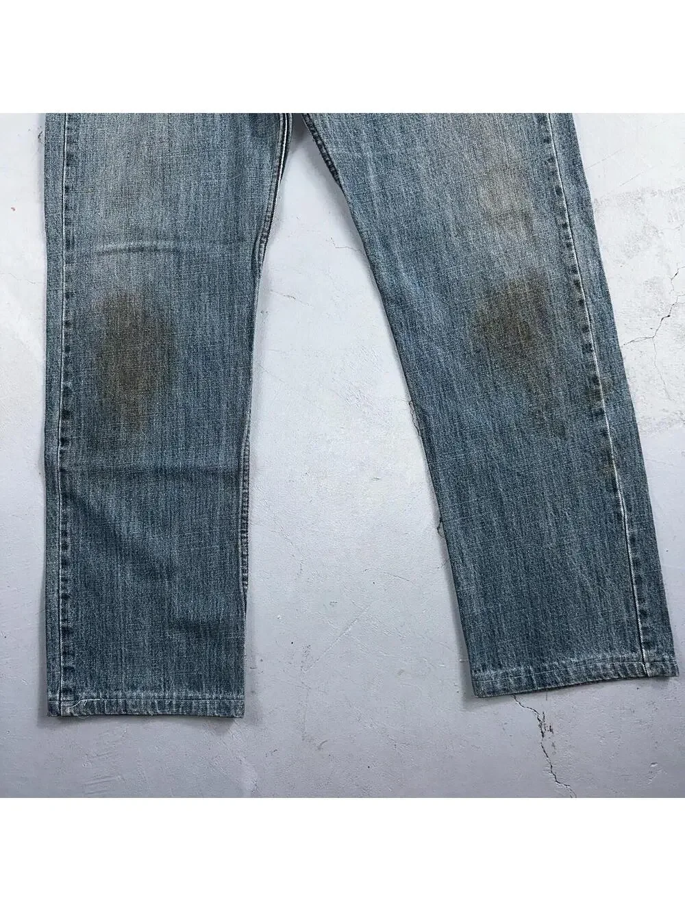 Levis 501 Vintage Y2K XX Straight Leg Jeans Blue Med Wash 38x36 Act 37x29